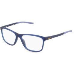 Marchon Germany GmbH Nike NK7293 Herren-Brille inkl. Gläser Vollrand Eckig Kunststoff-Gestell 58/15/145, Blau