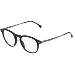 Safilo GmbH Carrera 8876 Herren-Brille inkl. Gläser Vollrand Panto Acetat-Gestell 49/19/145, Schwarz