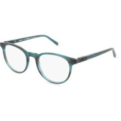 Marcolin Deutschland GmbH Timberland TB50071 Herren-Brille inkl. Gläser Vollrand Rund Acetat-Gestell 51/20/150, Blau