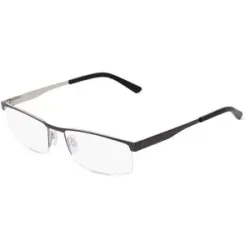 Design Eyewear Group Germany GmbH Fielmann 2127 FLEX CL Herren-Brille inkl. Gläser Halbrand Quadratisch Metall-Gestell 53/18/135, Grau