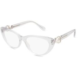 Luxottica Fashion Brillen Vertriebs GmbH Swarovski 0SK2005 Damen-Brille inkl. Gläser Vollrand Cat Eye Acetat-Gestell 53/17/135, Transparent