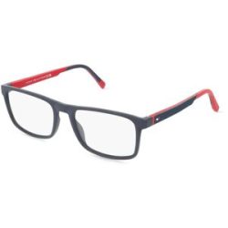 Safilo GmbH Tommy Hilfiger TH 2148 Herren-Brille inkl. Gläser Vollrand Eckig Kunststoff-Gestell 55/18/145, Blau