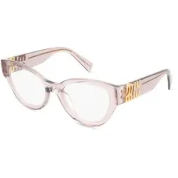 Luxottica Fashion Brillen Vertriebs GmbH Miu Miu MU01VV Damen-Brille inkl. Gläser Vollrand Panto Acetat-Gestell 52/21/135, Lila