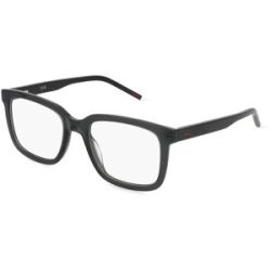 Safilo SpA Hugo HG 1261 Herren-Brille inkl. Gläser Vollrand Quadratisch Acetat-Gestell 51/19/145, Grau