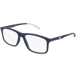 Luxottica Fashion Brillen Vertriebs GmbH Emporio Armani EA3196 Herren-Brille inkl. Gläser Vollrand Quadratisch Kunststoff-Gestell 54/17/145, Schwarz