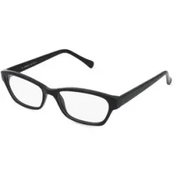 Zhangzhou Agilton Optical Co., Ltd. Fielmann MC 593 CL Damen-Brille inkl. Gläser Vollrand Butterfly Propionat-Gestell 52/16/135, Schwarz