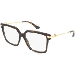 Luxottica Fashion Brillen Vertriebs GmbH Dolce&Gabbana DG3397 Damen-Brille inkl. Gläser Vollrand Quadratisch Acetat-Gestell 56/16/140, Havanna