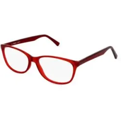NEWAY Killine (Macao Commercial Offshore) Lt Fielmann JIL 026 CL Damen-Brille inkl. Gläser Vollrand Oval Acetat-Gestell 55/16/140, Rot
