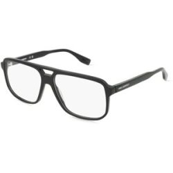 Marchon Germany GmbH Karl Lagerfeld KL6156 Unisex-Brille inkl. Gläser Vollrand Quadratisch Acetat-Gestell 58/14/145, Schwarz