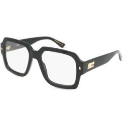 Safilo GmbH Dsquared2 D2 0148 Herren-Brille inkl. Gläser Vollrand Quadratisch Acetat-Gestell 54/19/145, Schwarz