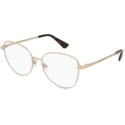 Luxottica Fashion Brillen Vertriebs GmbH Dolce&Gabbana 0DG1355 Damen-Brille inkl. Gläser Vollrand Butterfly Edelstahl-Gestell 55/17/145, Gold