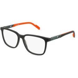 Marcolin Deutschland GmbH Adidas SP5038 Unisex-Brille inkl. Gläser Vollrand Quadratisch Kunststoff-Gestell 53/15/145, Schwarz