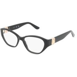 Marcolin Deutschland GmbH Guess GU50119 Unisex-Brille inkl. Gläser Vollrand Cat Eye Acetat-Gestell 51/16/140, Schwarz