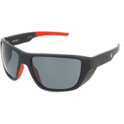 Luxottica Fashion Brillen Vertriebs GmbH Scuderia Ferrari FZ6012U Herren-Sonnenbrille Vollrand Quadratisch Kunststoff-Gestell, Schwarz