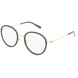 Kering Eyewear Spa Gucci GG1851O Unisex-Brille inkl. Gläser Vollrand Rund Kunststoff-Gestell 50/20/145, Schwarz