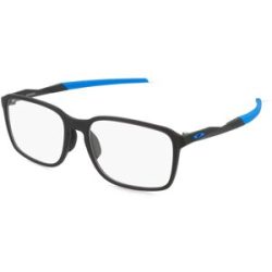 Luxottica Fashion Brillen Vertriebs GmbH Oakley OX8145D INGRESS Herren-Brille inkl. Gläser Vollrand Quadratisch Kunststoff-Gestell 56/18/144, Grau