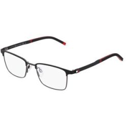 Safilo GmbH Tommy Hilfiger TH1919 Herren-Brille inkl. Gläser Vollrand Quadratisch Metall-Gestell 53/19/145, Schwarz