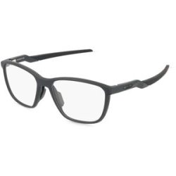 Luxottica Fashion Brillen Vertriebs GmbH Oakley OX8186 Herren-Brille inkl. Gläser Vollrand Quadratisch Kunststoff-Gestell 56/16/139, Schwarz