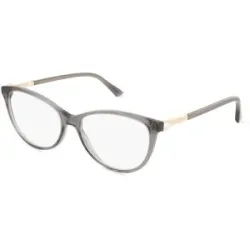 Safilo GmbH Jimmy Choo JC287 Damen-Brille inkl. Gläser Vollrand Butterfly Acetat-Gestell 54/16/145, Grau