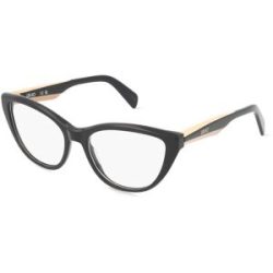 Marchon Germany GmbH Liu Jo LJ2824 Damen-Brille inkl. Gläser Vollrand Butterfly Acetat-Gestell 54/17/140, Schwarz