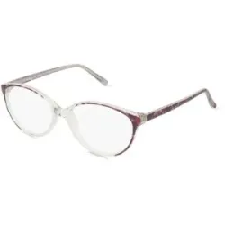Zhangzhou Agilton Optical Co., Ltd. Fielmann MC 612 CL Damen-Brille inkl. Gläser Vollrand Oval Propionat-Gestell 54/15/140, Transparent