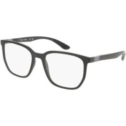 Luxottica Fashion Brillen Vertriebs GmbH Ray-Ban RX7235 Unisex-Brille inkl. Gläser Vollrand Geometrisch Kunststoff-Gestell 55/19/145, Beige
