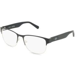 Marcolin Deutschland GmbH Gant GA50018 Unisex-Brille inkl. Gläser Vollrand Quadratisch Metall-Gestell 54/18/145, Schwarz