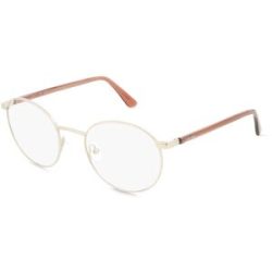 Marchon Germany GmbH Calvin Klein CK23106 Unisex-Brille inkl. Gläser Vollrand Rund Metall-Gestell 49/20/140, Silber