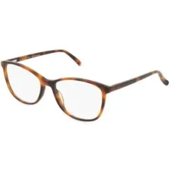 C&S CO. LTD. Fielmann ABC 081 FLEX CL VALERIA Damen-Brille inkl. Gläser Vollrand Quadratisch Acetat-Gestell 53/16/135, Havanna