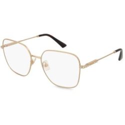 Luxottica Fashion Brillen Vertriebs GmbH Jimmy Choo 0JC2001B Damen-Brille inkl. Gläser Vollrand Quadratisch Edelstahl-Gestell 55/17/140, Gold