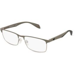 Luxottica Fashion Brillen Vertriebs GmbH Emporio Armani EA1149 Herren-Brille inkl. Gläser Vollrand Eckig Metall-Gestell 56/17/145, Silber