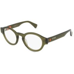 Thélios Kenzo KZ50197I Herren-Brille inkl. Gläser Vollrand Panto Kunststoff-Gestell 47/23/150, Grün