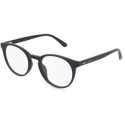 Marchon Germany GmbH Calvin Klein CK20527 N Unisex-Brille inkl. Gläser Vollrand Rund Kunststoff-Gestell 49/20/145, Schwarz
