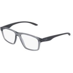 Luxottica Fashion Brillen Vertriebs GmbH Armani Exchange AX3094 Herren-Brille inkl. Gläser Vollrand Quadratisch Acetat-Gestell 56/17/140, Grau