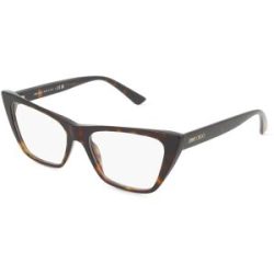 Luxottica Fashion Brillen Vertriebs GmbH Jimmy Choo JC3025 Damen-Brille inkl. Gläser Vollrand Cat Eye Acetat-Gestell 54/16/140, Havanna