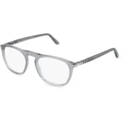 Luxottica Fashion Brillen Vertriebs GmbH Persol PO3391V Unisex-Brille inkl. Gläser Vollrand Quadratisch Acetat-Gestell 51/19/145, Grau