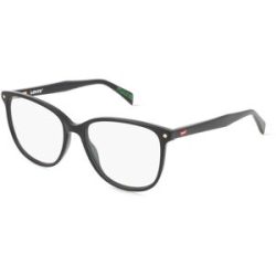 Safilo GmbH Levi?s LV 5067 Damen-Brille inkl. Gläser Vollrand Eckig Acetat-Gestell 52/16/140, Schwarz