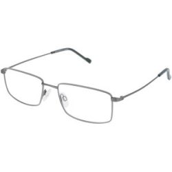 Eschenbach Optik GmbH Eschenbach 820922 Herren-Brille inkl. Gläser Vollrand Quadratisch Titan-Gestell 55/18/145, Grau