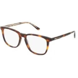 Marchon Germany GmbH Calvin Klein CK24519 Unisex-Brille inkl. Gläser Vollrand Quadratisch Acetat-Gestell 53/17/145, Havanna