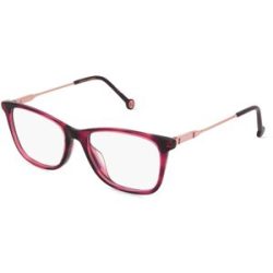 Safilo GmbH Carolina Herrera 0118/G Damen-Brille inkl. Gläser Vollrand Cat Eye Acetat-Gestell 52/17/145, Rot