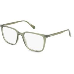 Safilo GmbH Polaroid PLDD580 Herren-Brille inkl. Gläser Vollrand Quadratisch Kunststoff-Gestell 54/19/145, Grau
