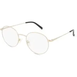 Wenzhou Bada Optical Co. , LTD Fielmann BD 424 CL Damen-Brille inkl. Gläser Vollrand Rund Edelstahl-Gestell 49/20/135, Gold