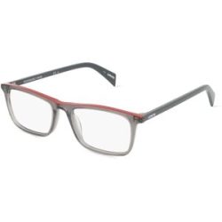 Safilo GmbH Levi's LV1004 Herren-Brille inkl. Gläser Vollrand Quadratisch Kunststoff-Gestell 51/17/145, Grau