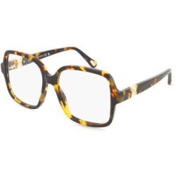 Kering Eyewear Spa Chloé CH0335O Damen-Brille inkl. Gläser Vollrand Eckig Acetat-Gestell 54/16/140, Havanna