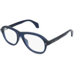 Luxottica Fashion Brillen Vertriebs GmbH Moncler ME2025U Unisex-Brille inkl. Gläser Vollrand Quadratisch Acetat-Gestell 55/19/145, Blau
