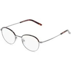 Optic Prima HK Fielmann OPH 9952 CL Unisex-Brille inkl. Gläser Vollrand Panto Metall-Gestell 47/20/135, Grau