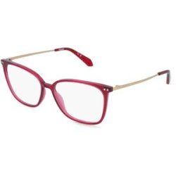 Safilo GmbH Polaroid PLD D616 Damen-Brille inkl. Gläser Vollrand Quadratisch Kunststoff-Gestell 55/15/140, Rot