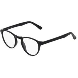 NEWAY Killine (Macao Commercial Offshore) Lt Fielmann JIL 022  CL NINO Unisex-Brille inkl. Gläser Vollrand Panto Kunststoff-Gestell 48/22/140, Schwarz