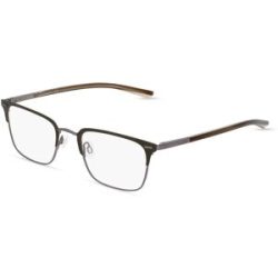 Marchon Germany GmbH Calvin Klein CK 21302 Unisex-Brille inkl. Gläser Vollrand Quadratisch Metall-Gestell 53/21/145, Grau