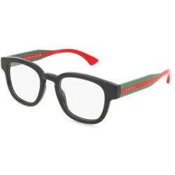 Kering Eyewear Spa Gucci GG1992O Herren-Brille inkl. Gläser Vollrand Rund Acetat-Gestell 48/21/145, Schwarz